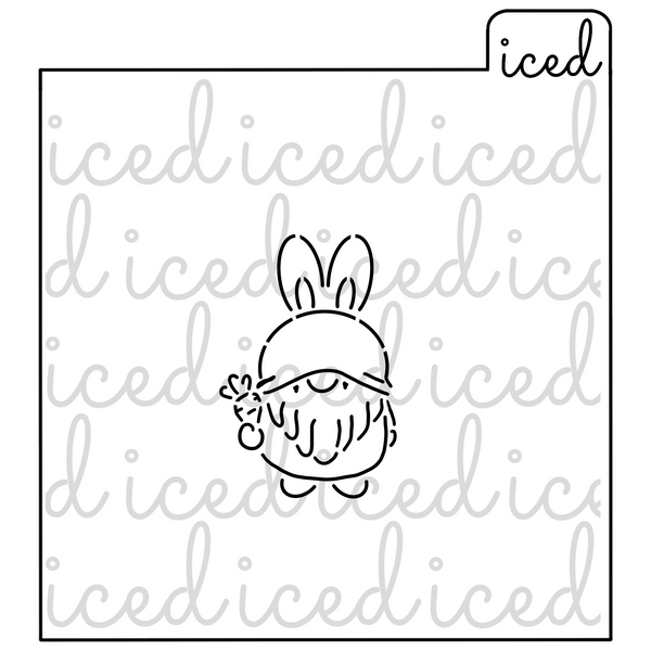 PYO Stencil - Easter Gnome with Carrot