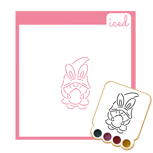 PYO Stencil - Easter Gnome with Egg