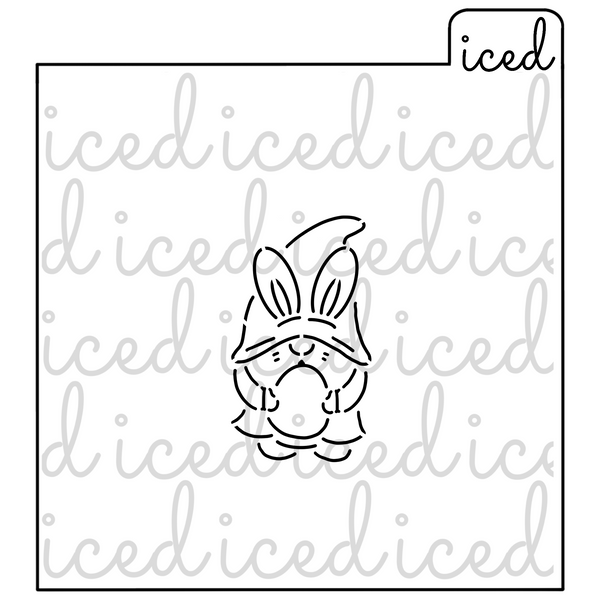 PYO Stencil - Easter Gnome with Egg