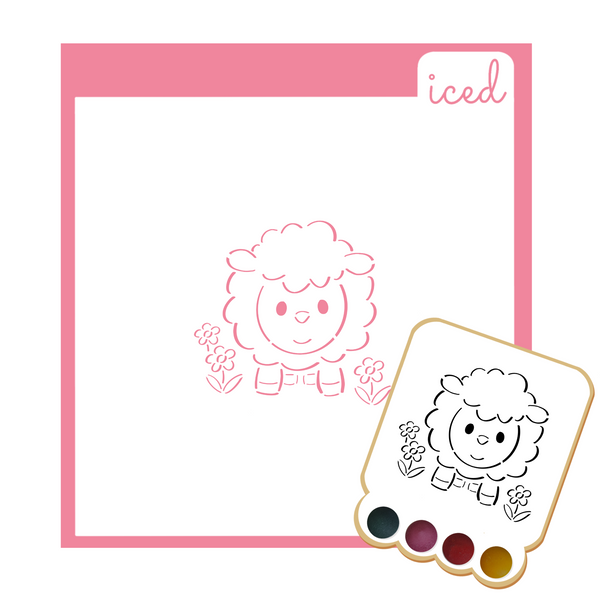 PYO Stencil - Easter Lamb