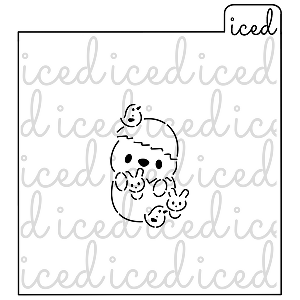 PYO Stencil - Chick in Egg