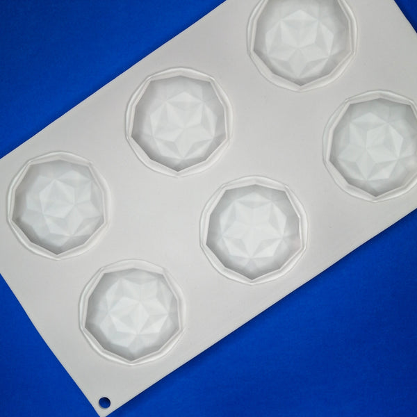 Silicone Geo Diamond Sphere Mould