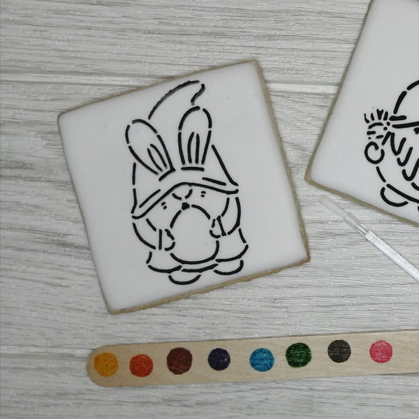PYO Stencil - Easter Gnome with Egg