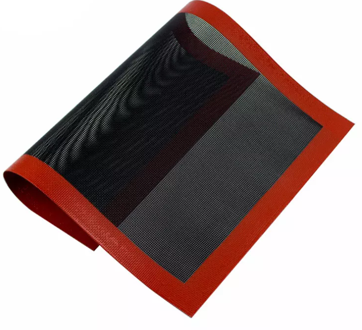 Perforated Silicone Baking Mats Black