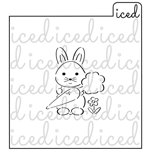 PYO Stencil - Bunny with Carrot