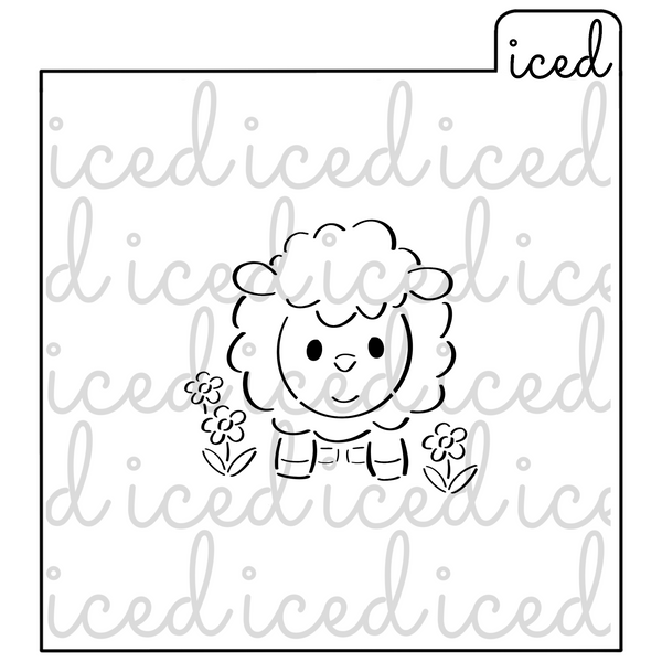 PYO Stencil - Easter Lamb