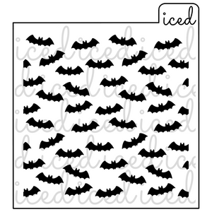 Background Stencil - Bats