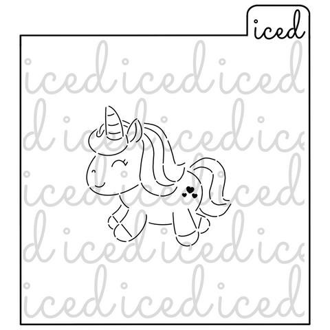 PYO Stencil - Chubby Unicorn