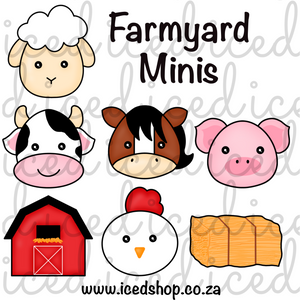 Farmyard Mini Cookie Cutters - Individual