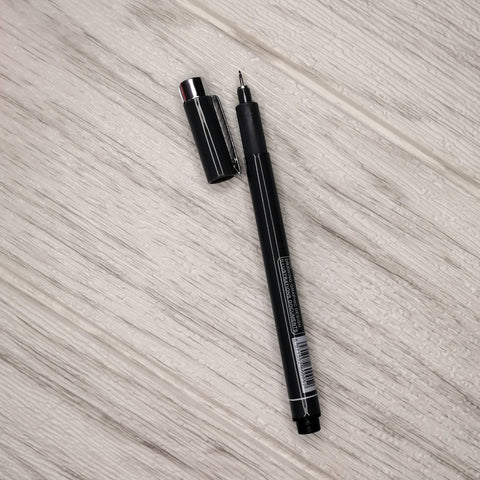 Black Fine Tip Pen