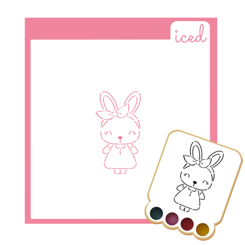 PYO Stencil - Girl Bunny