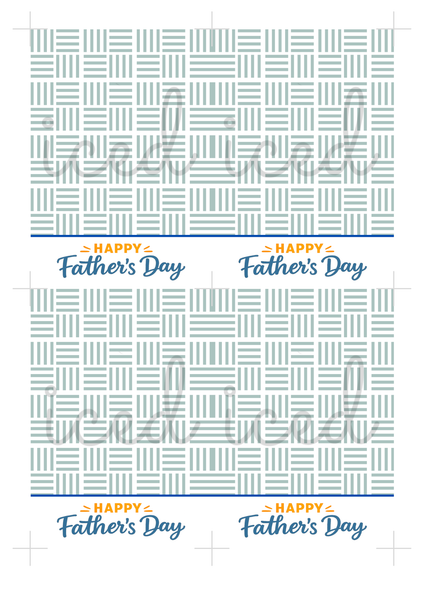 Cookie Card Digital Download  - Happy Father's Day 2