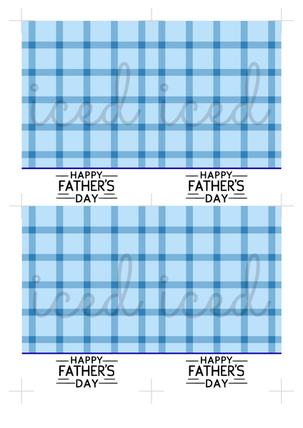 Cookie Card Digital Download  - Happy Father's Day