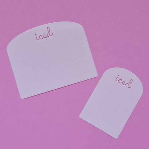 Iced Stencil Scraper - Set of 2