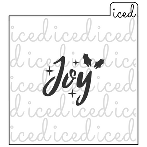 Word Stencil -Joy