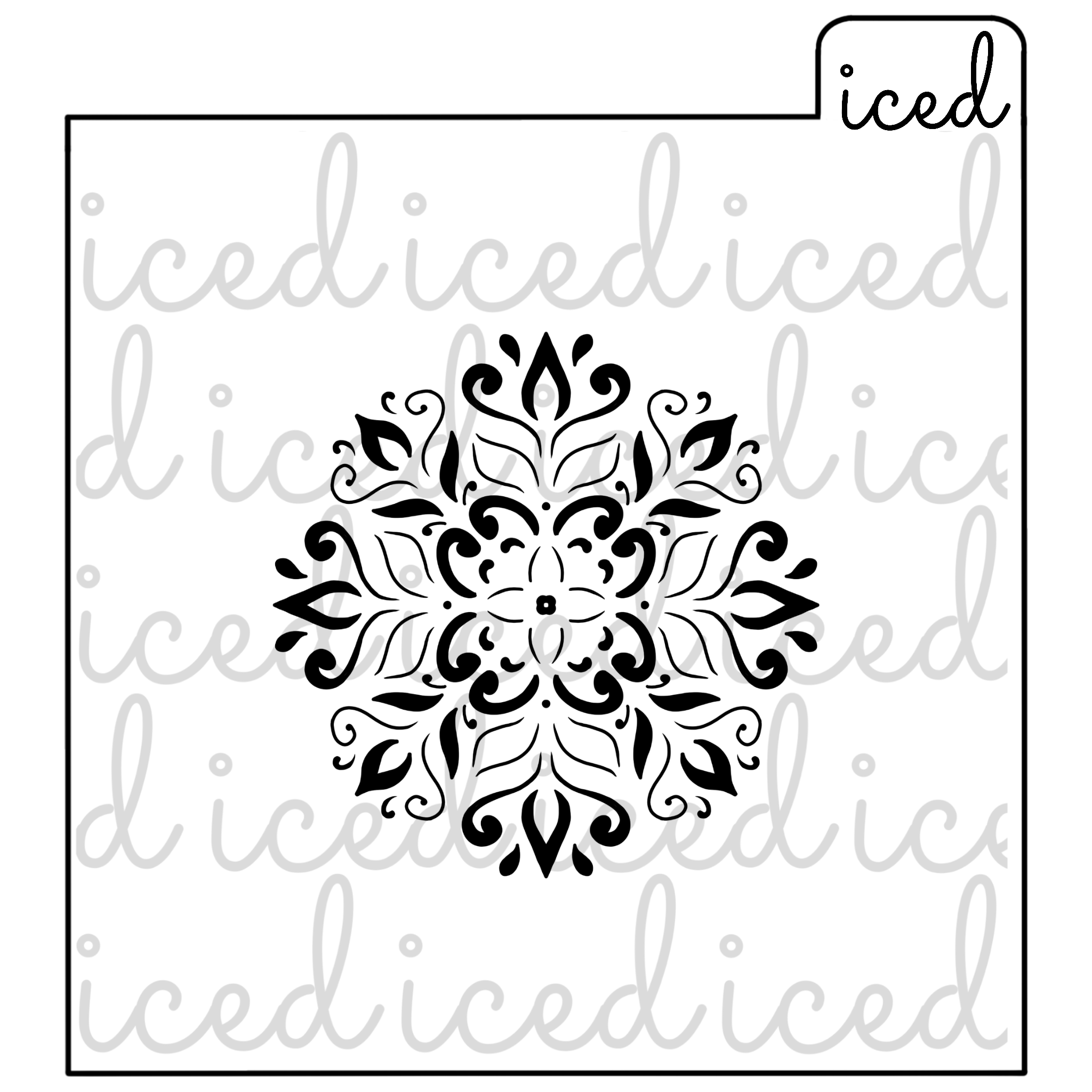 Background Stencil - Mandala 1