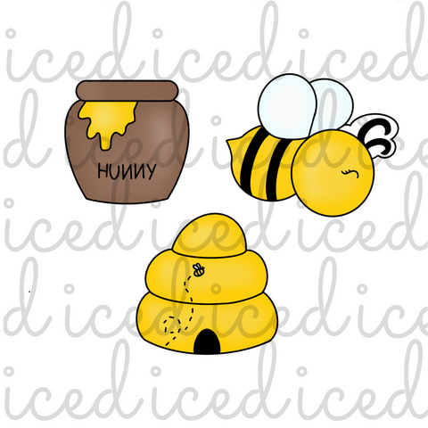 Mini Bee Theme Cutters