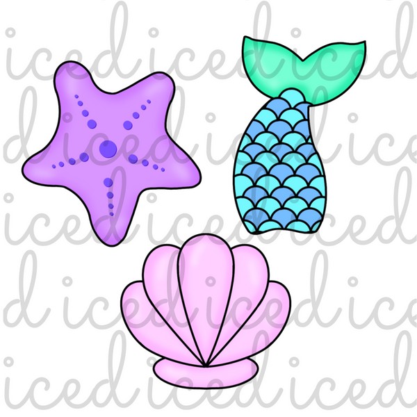 Mini Mermaid Cutters