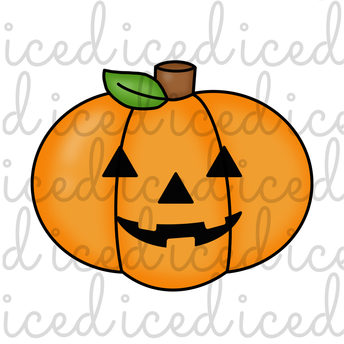 Pumpkin cutter iced