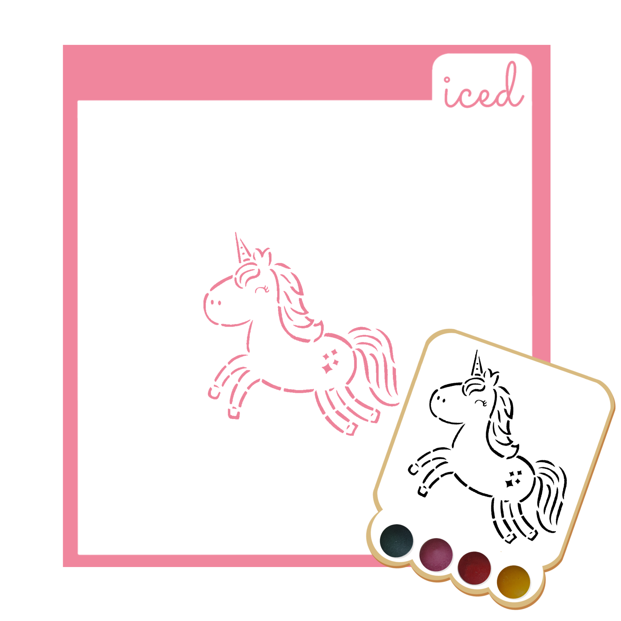 PYO Stencil - Unicorn