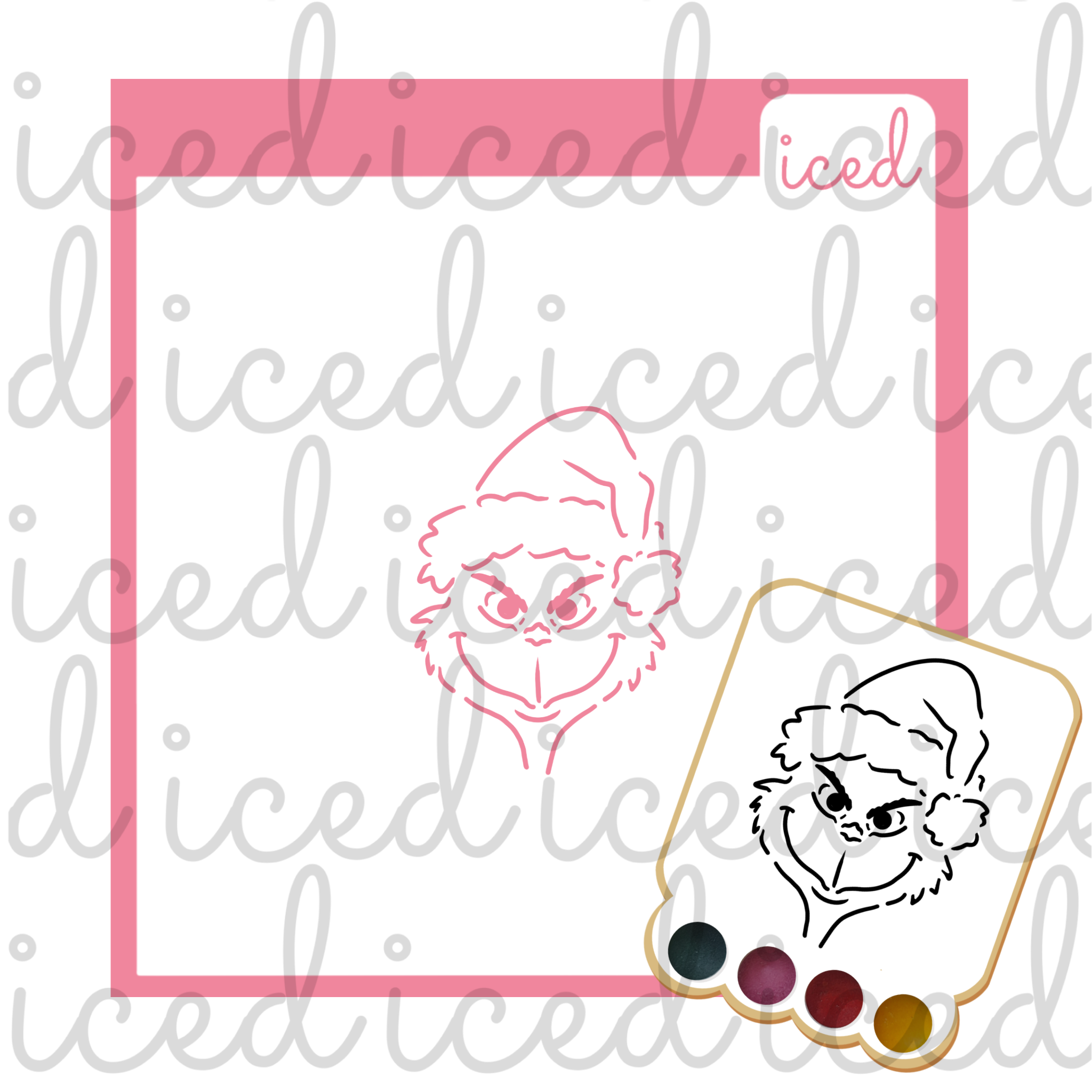 PYO Stencil - Christmas Grinch