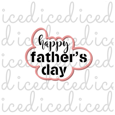 Happy Father's Day Stencil and Cutter Set