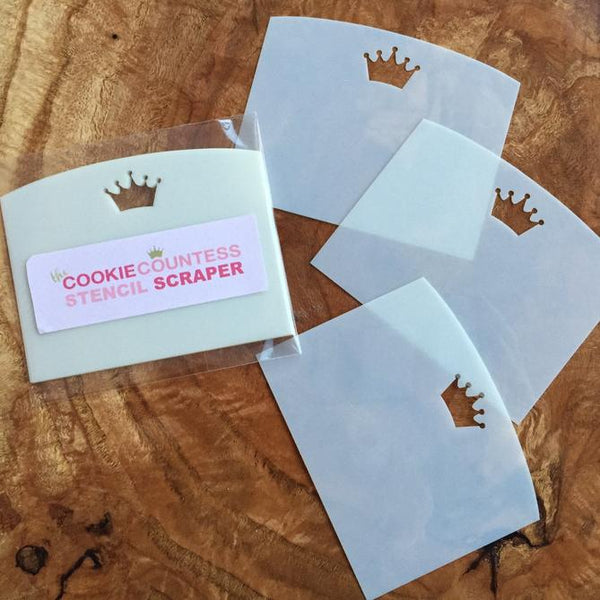 Cookie Countess Stencil Scraper - 3 Pack
