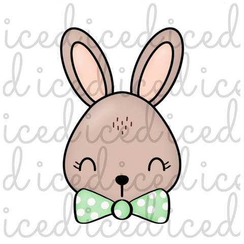 Bunny with Bowtie Cutter