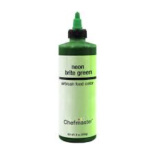 Chefmaster Airbrush - Neon Brite Green 60ml