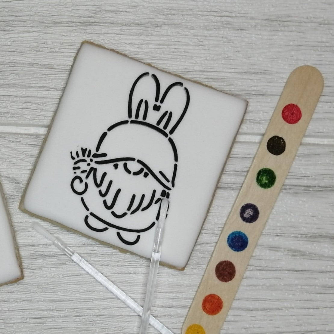 PYO Stencil - Easter Gnome with Carrot