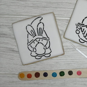PYO Stencil - Easter Gnome with Egg