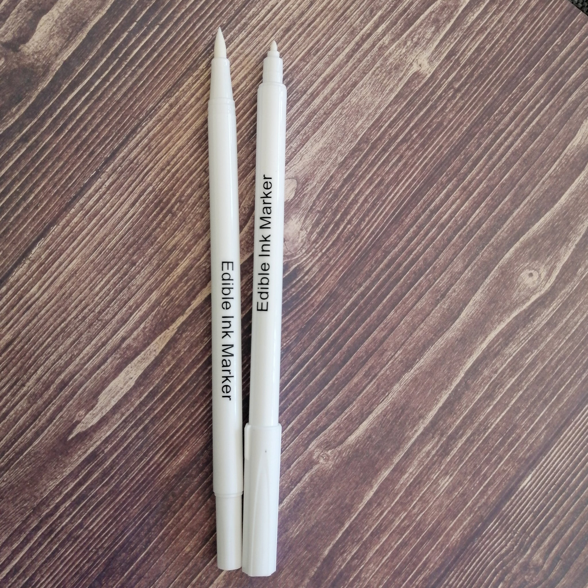 Dual Tip White Chalk Food Pen -  Single