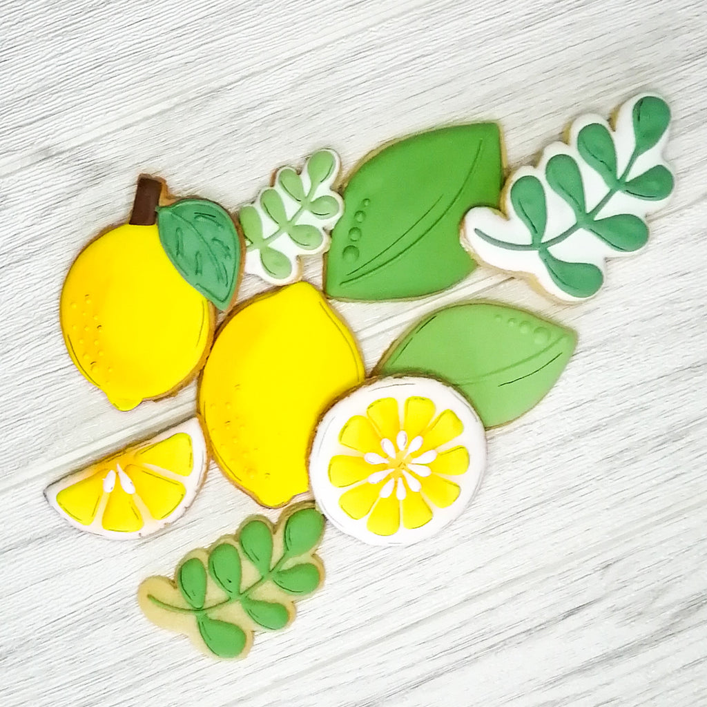 Lemon with Leaves Cutter - Killer Zebras