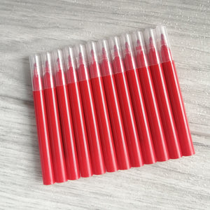 Mini Edible Markers - RED PACK OF 12