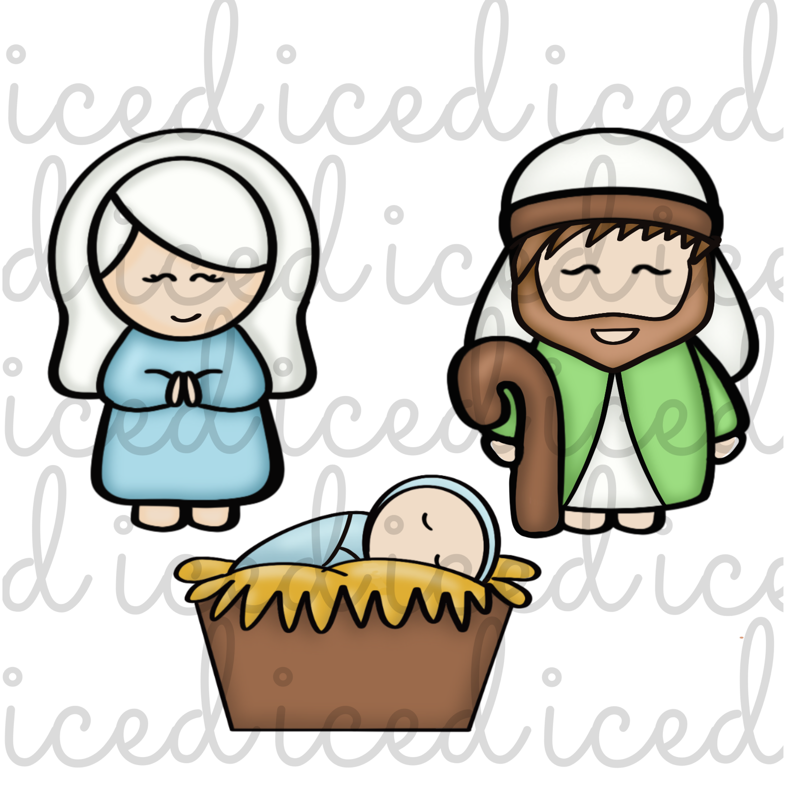 A Baby is Born Nativity Set