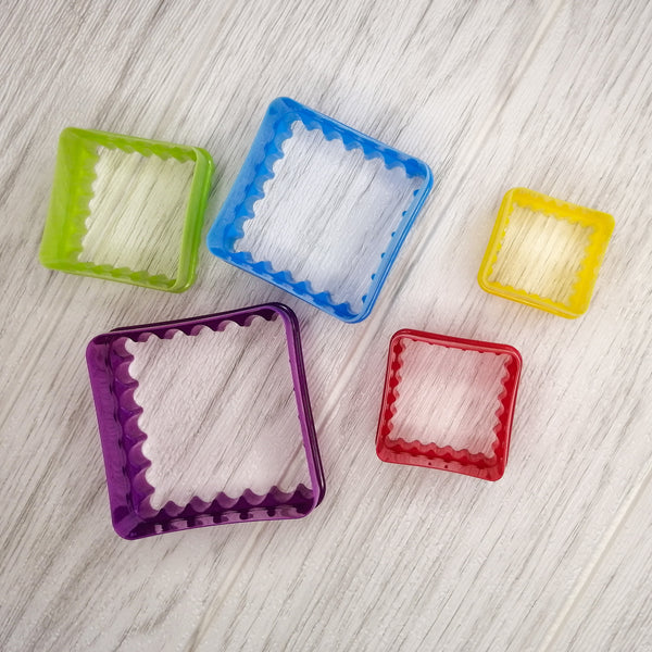 Nested Square Cutters - Set of 5