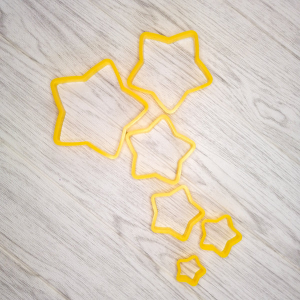Nested Star Cutters - set of 6