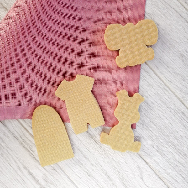 Perforated Silicone Baking Mats - Pink