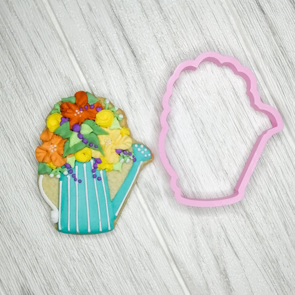 Watering Can with Flowers Cutter