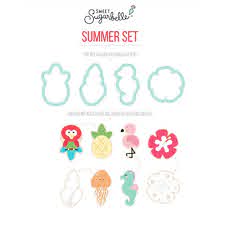 Sweet Sugarbelle Cookie Cutters Set Summer (14 Piece)