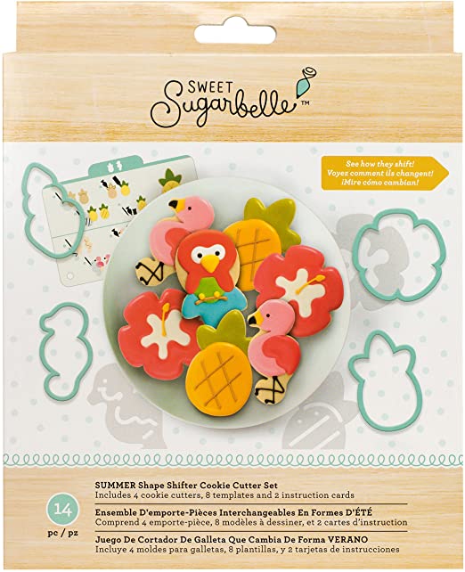 Sweet Sugarbelle Cookie Cutters Set Summer (14 Piece)