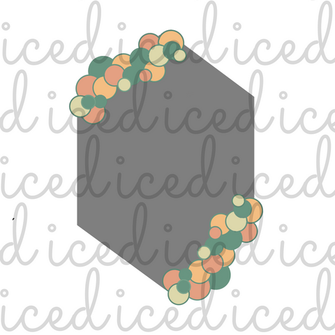 Stretched Hexagon Balloon Plaque Cutter