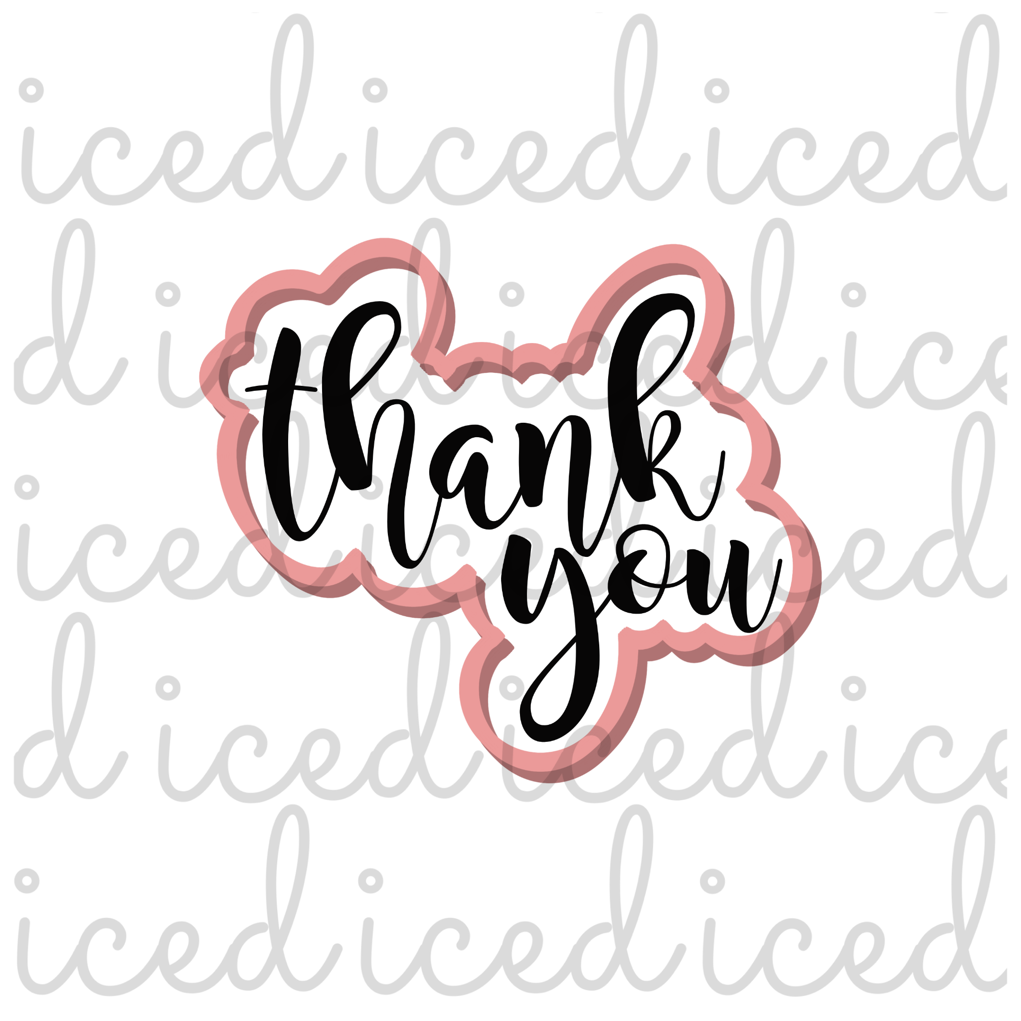 Thank You Stencil and Cutter Set